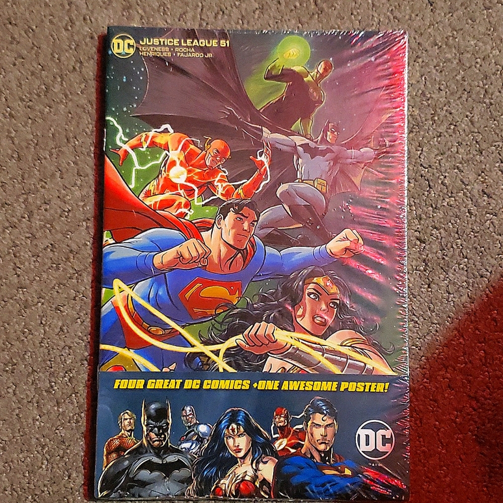 DC©️ COMIC BOOKS ]4OUR[ & POSTER SET